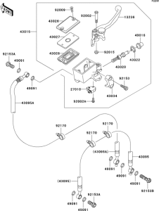 ER650 Главный тормозной цилиндр