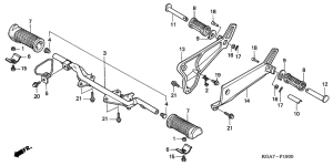CG125ES Ступень передачи