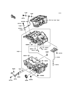 ER300 Картер двигателя