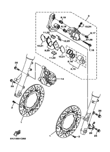 XP500 Передний суппорт