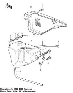 KD80 Side cover / oil tank