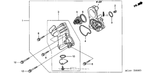 GL1800 Водяной насос