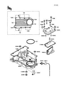 ZX750 Поддон картера