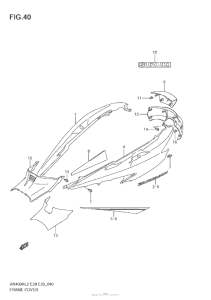 AN400 (ABS) Frame Cover (An400A L2 E33)