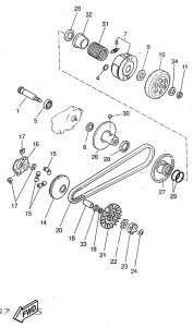 YQ50 Сцепление