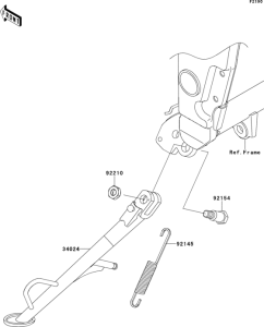 EX300 Подножка