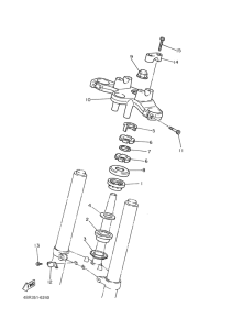 XJ600S Управление