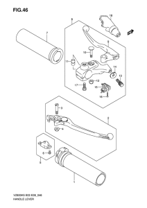 VZ800 Рулевой рычаг