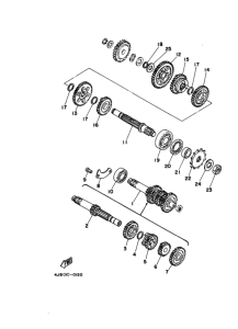 MR50 Мост ведущий комплект