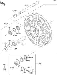 ZG1200 Переднее колесо