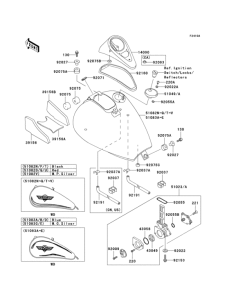 VN800 Fuel tank(1 / 3)(vn800-b8 / b9)