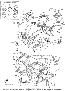 FZR600RF Обтекатели