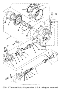 XS850LG Ведущий вал