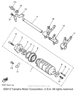 YX600A Копирный вал