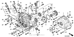 NSA700 Крышка картера правая