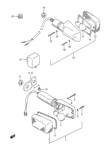 TS200 Поворотники