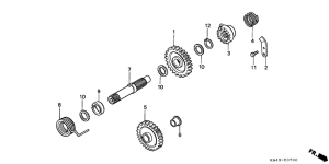 CR250R Кик стартер