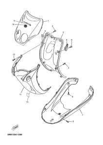 YN100 Ветровое стекло