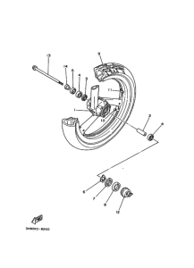 RZ250R ﾌﾛﾝﾄﾎｲｰﾙ