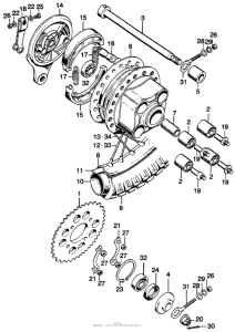SL125 Переднее колесо