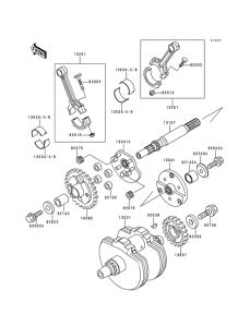 VN800 Вал коленчатый
