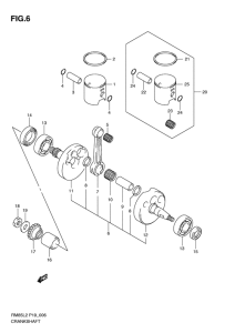 RM85 Вал коленчатый