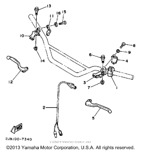 BW350U Рулевые переключатели