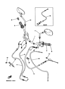 SRV250 ｽﾃｱﾘﾝｸﾞﾊﾝﾄﾞﾙ. ｹｰﾌﾞﾙ 1