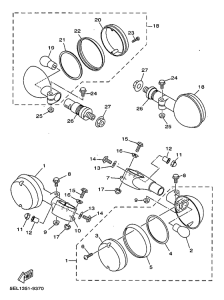 XVS1100 Поворотники