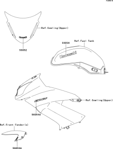 EX650 Decals(c.l.green)(white)(daf)