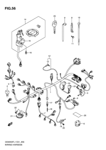 GSX650F Жгут проводов