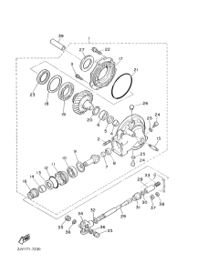 XV535 Ведущий вал