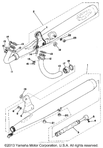 RD200C Выхлопная система