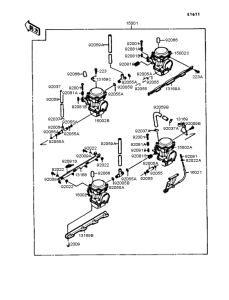 ZX400 Карбюратор