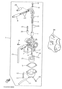 CW50RS Карбюратор
