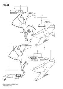 GSX-R1000 Side cowling