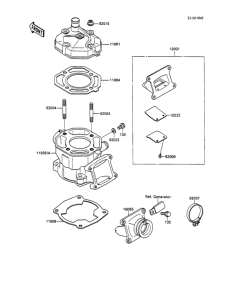  Цилиндр и головка цилиндров