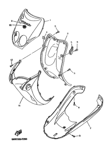 YN50R Ветровое стекло