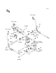 VN2000 Крепление двигателя