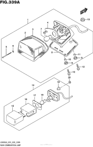 LS650 Задний фонарь