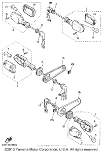 FZR600RA Поворотники