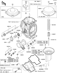ZX900 Carburetor parts(1 / 2)