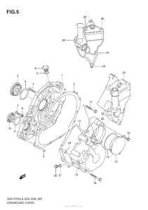 GSX-R750 Боковые крышки