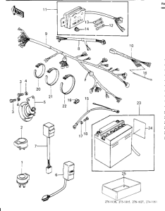 KZ1000 Электрика