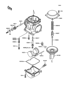 Z750 Карбюратор в разборе