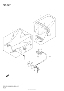 GSX-R1000Z Сиденье