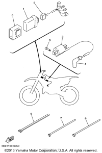 YZ125H1 Электрика
