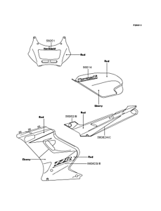 EX250 Наклейки