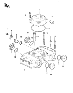 KZ400 Cylinder head covers