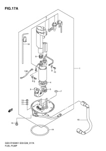 GSX-R1000 Топливный насос